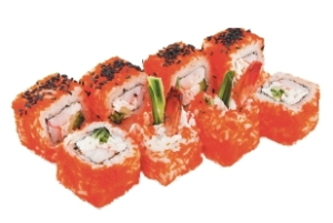 Калифорния Тобико с креветкой