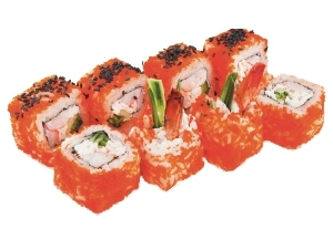 Калифорния Тобико с креветкой